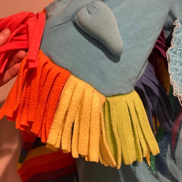 ❌SOLD on MERCARI❌ My Little Pony Rainbow Dash Hoody - Picture 8 of 9